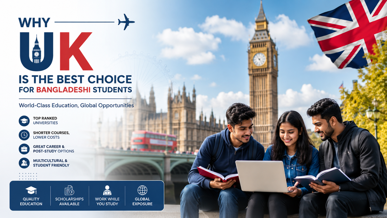 Why the UK is the Best Study Destination for Bangladeshi Students in 2026