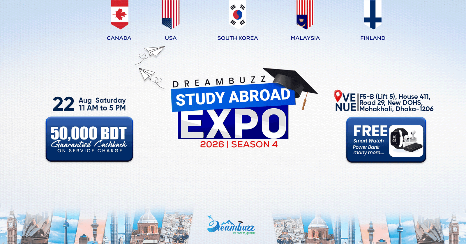 Multi-Destination Dreambuzz Study Abroad Expo S4